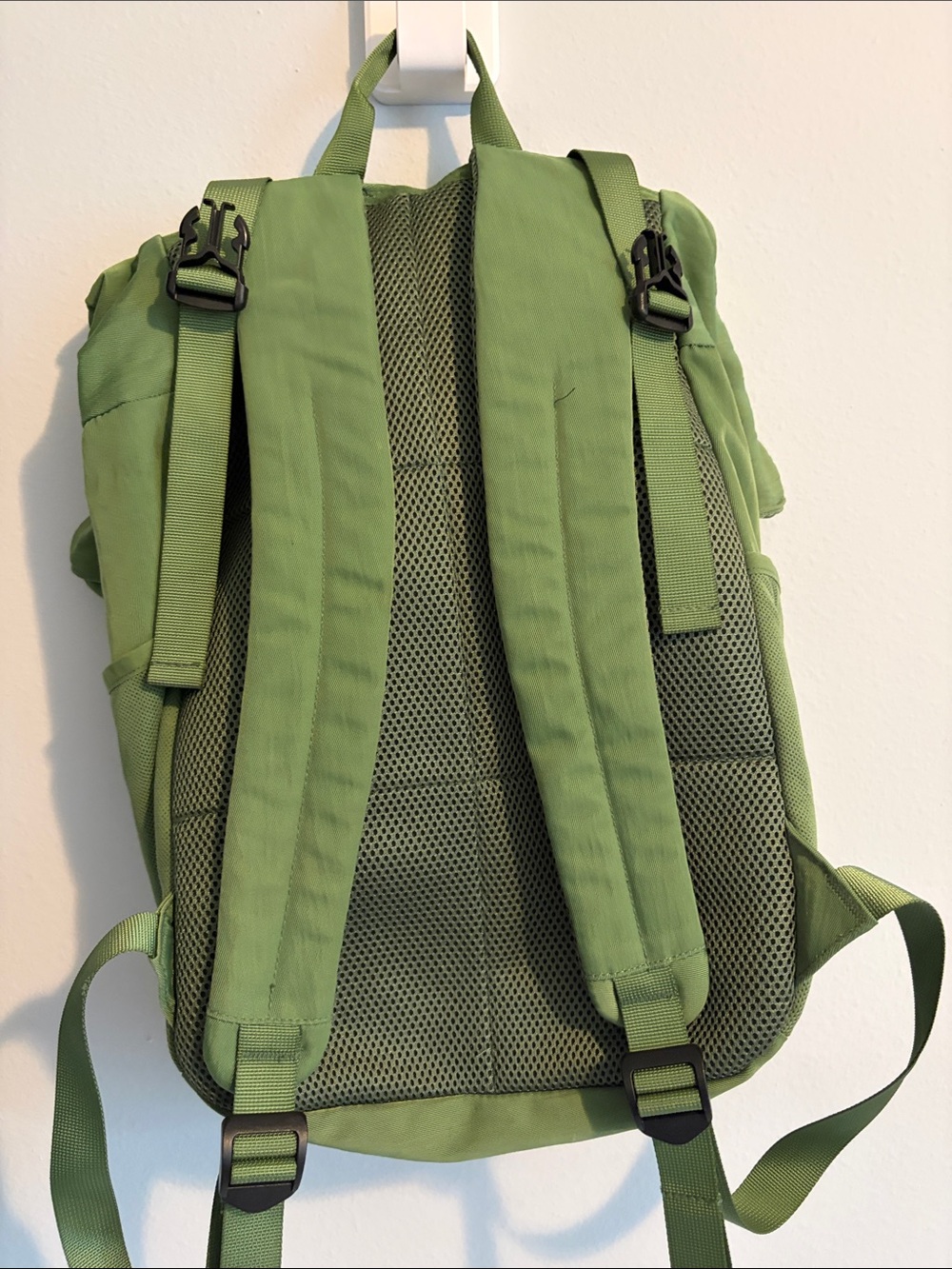 Fabletics Green Roll-Top Backpack - Picture 5 of 6
